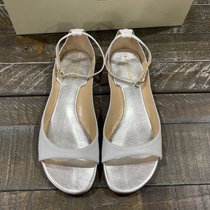 Kate Spade Jade white/nappa flats; size 6
